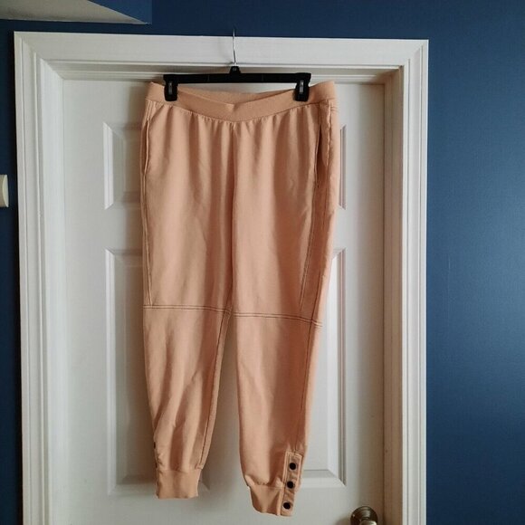 Soft Surroundings Pants - Soft Surroundings Jogger Sweatpants Womens XL Pink Take Time Lounge Tapered‎